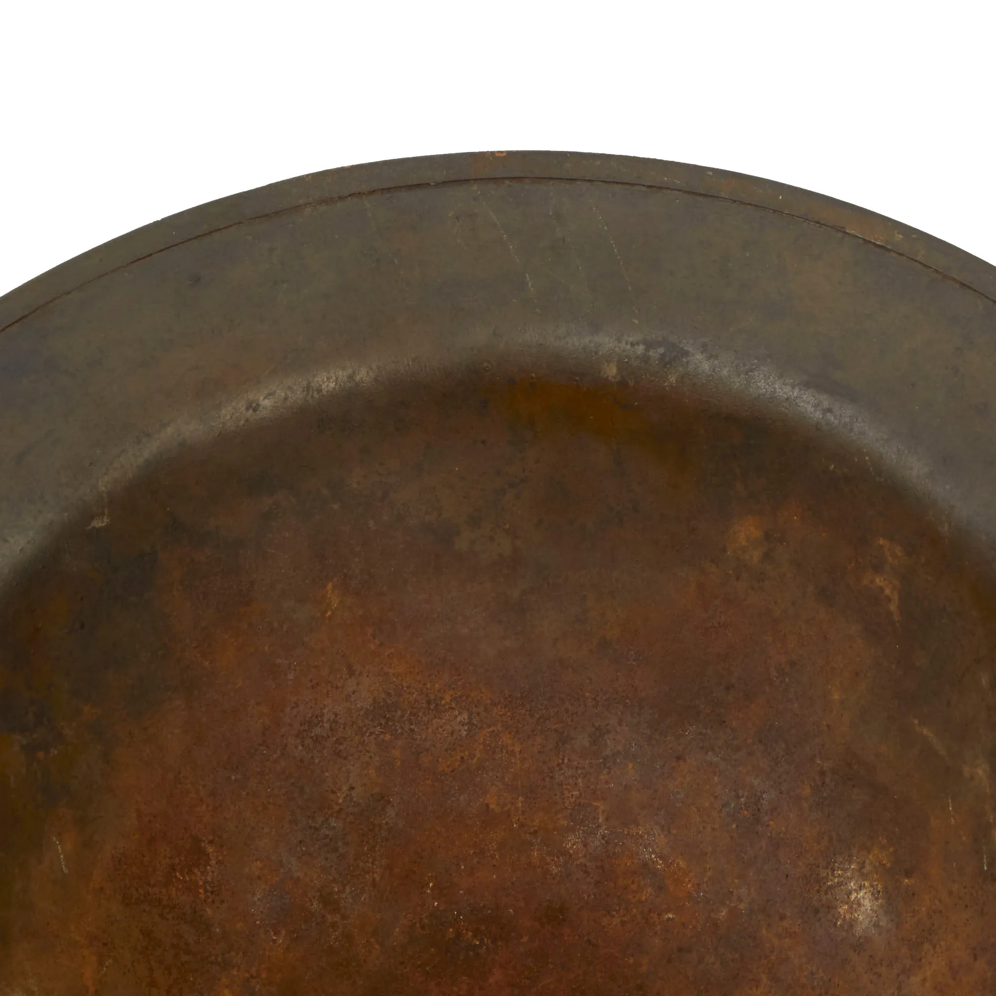 Original U.S. WWI M1917 77th Infantry Division Doughboy Helmet Shell - Statue of Liberty Division