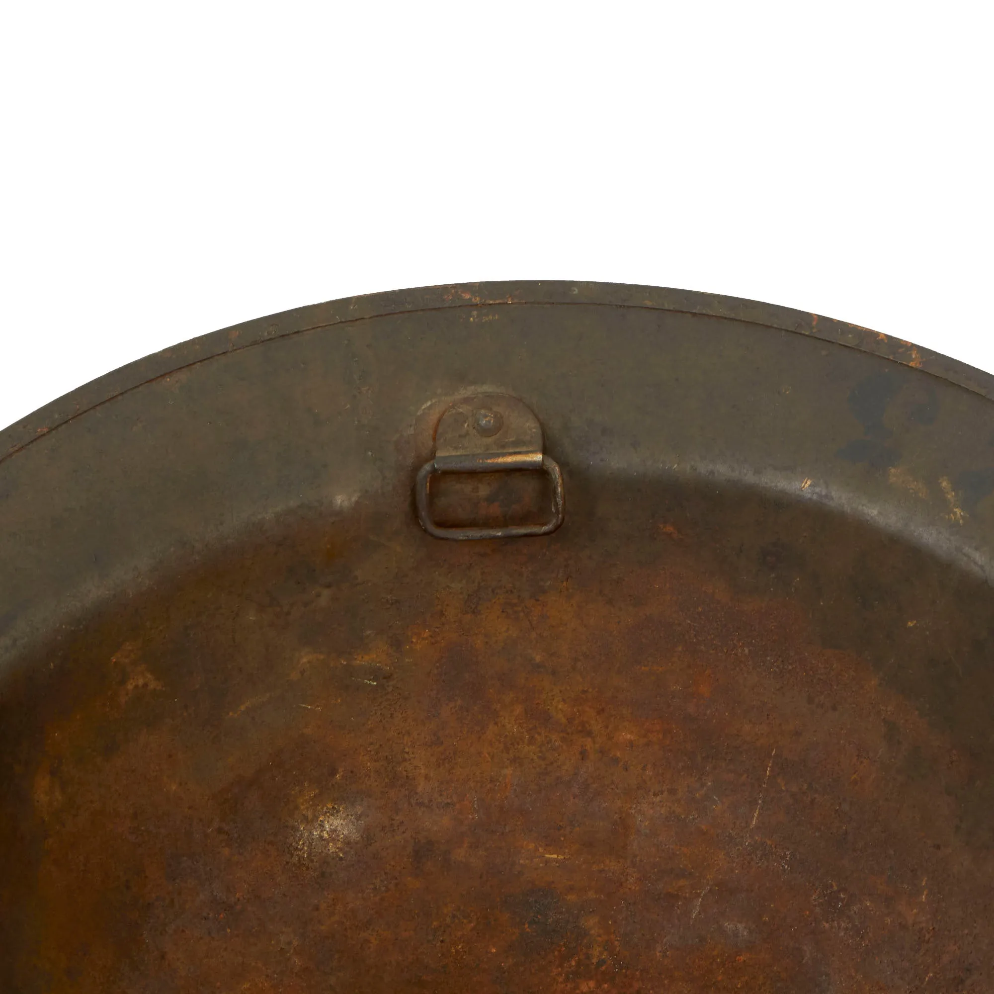 Original U.S. WWI M1917 77th Infantry Division Doughboy Helmet Shell - Statue of Liberty Division