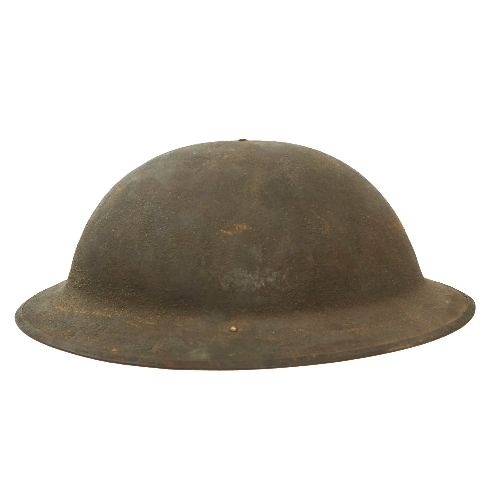 Original U.S. WWI M1917 77th Infantry Division Doughboy Helmet Shell - Statue of Liberty Division
