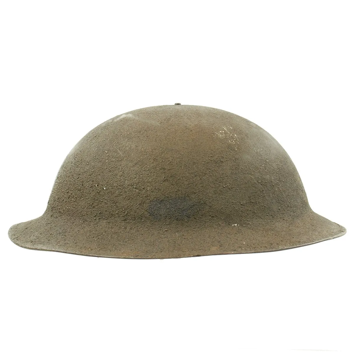 Original U.S. WWI M1917 Helmet with Original Paint from the New York 77th Infantry Division - The Lost Battalion