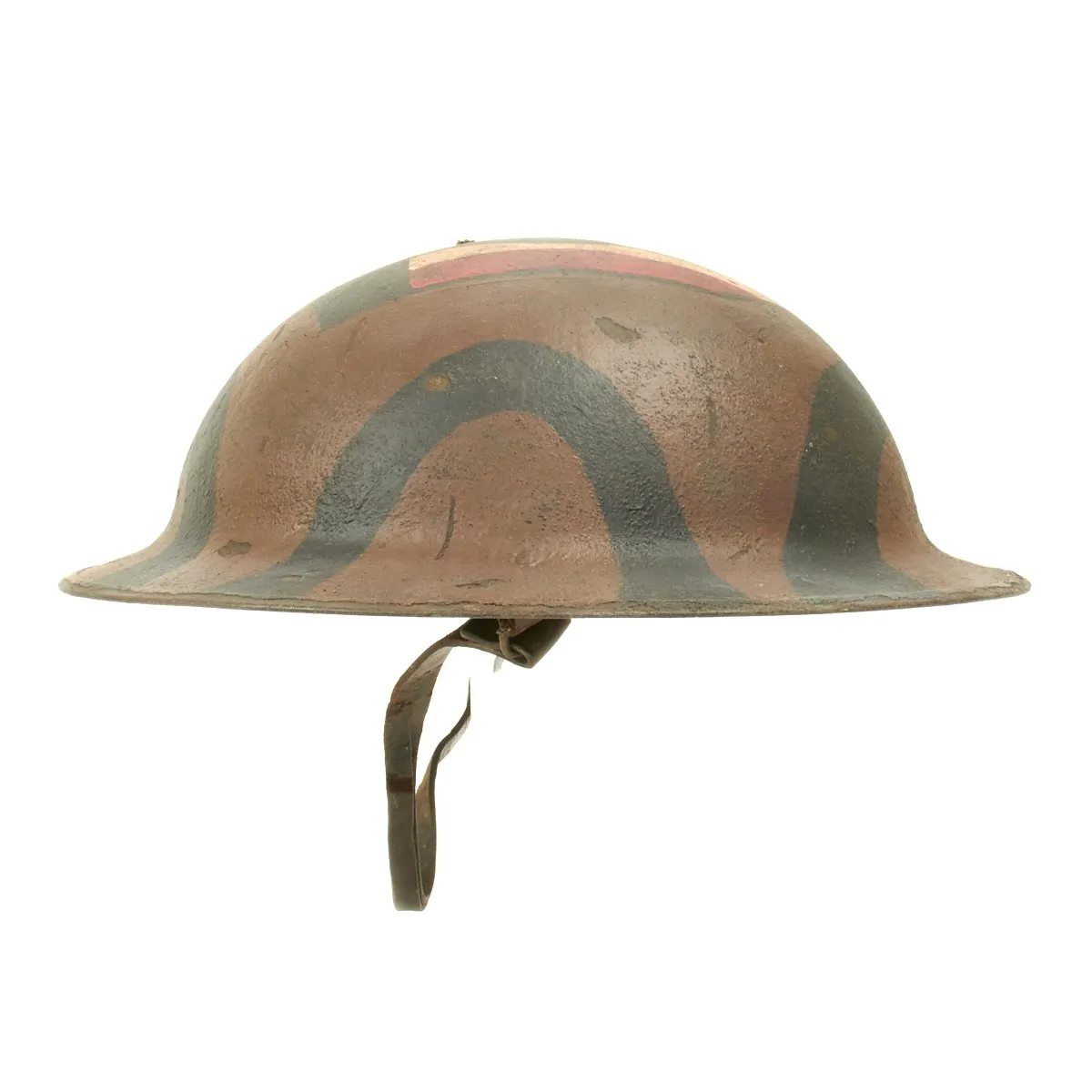 Original U.S. WWI M1917 Refurbished Doughboy Helmet of the 7th Infantry Division