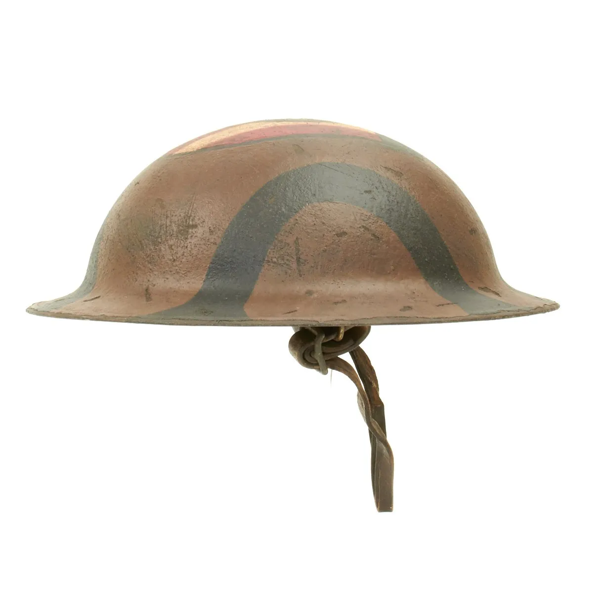 Original U.S. WWI M1917 Refurbished Doughboy Helmet of the 7th Infantry Division