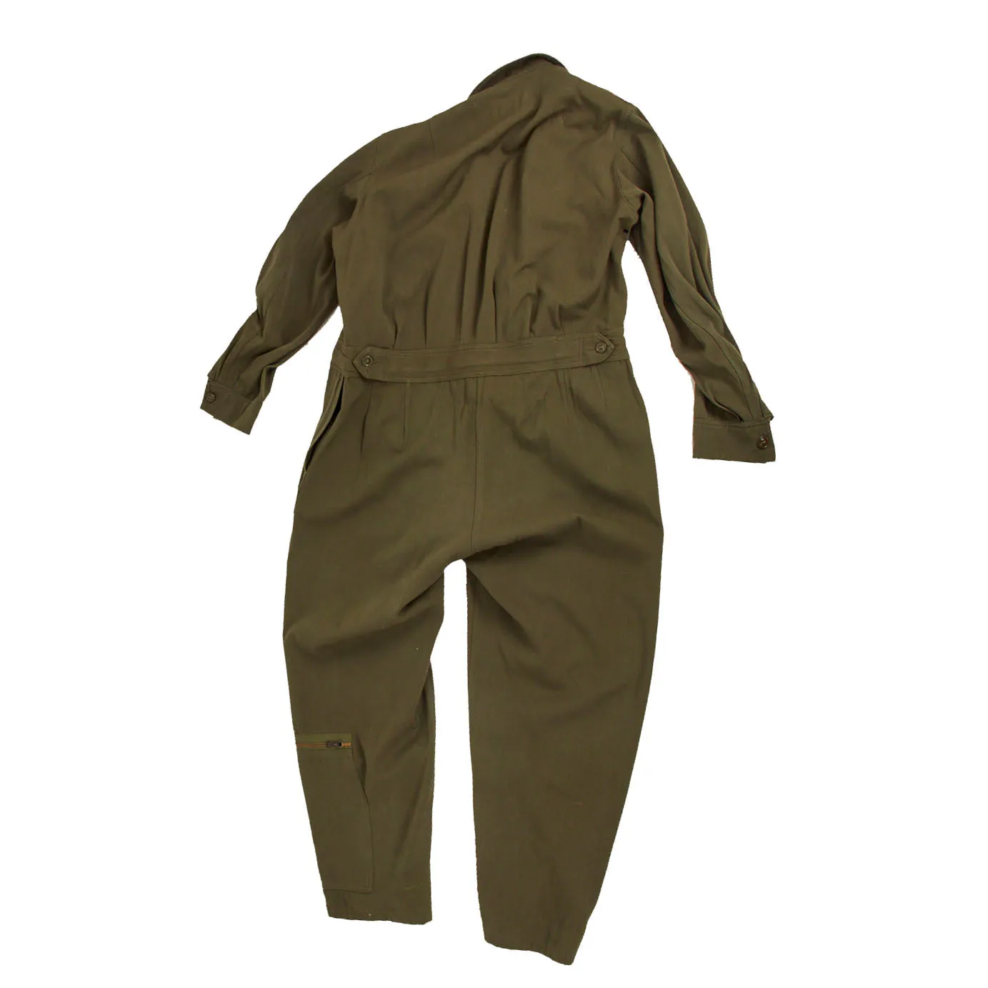 Original U.S. WWII Named 451st Bomb Group P.O.W. B-24 “American Beauty” Pilot L-1 Flight Suit for Captain Charles W. McCutcheon With MACR Copies - Shot Down in Romania