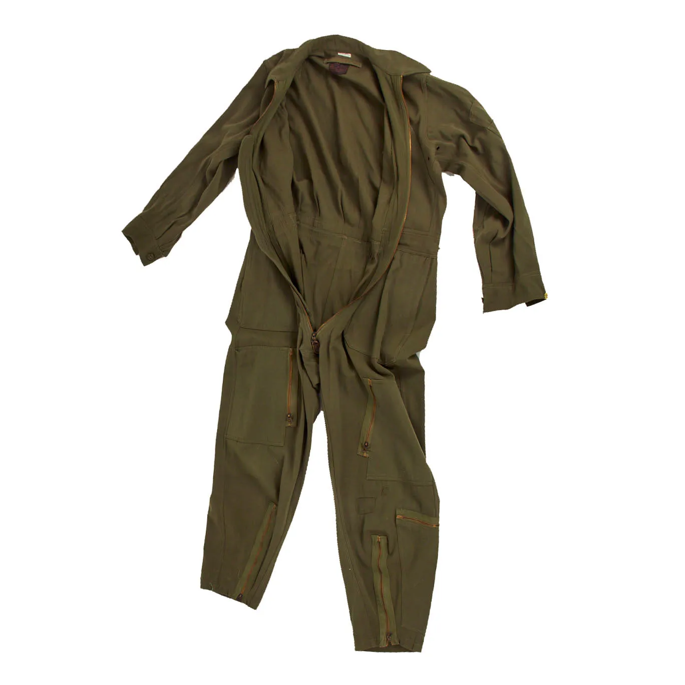 Original U.S. WWII Named 451st Bomb Group P.O.W. B-24 “American Beauty” Pilot L-1 Flight Suit for Captain Charles W. McCutcheon With MACR Copies - Shot Down in Romania
