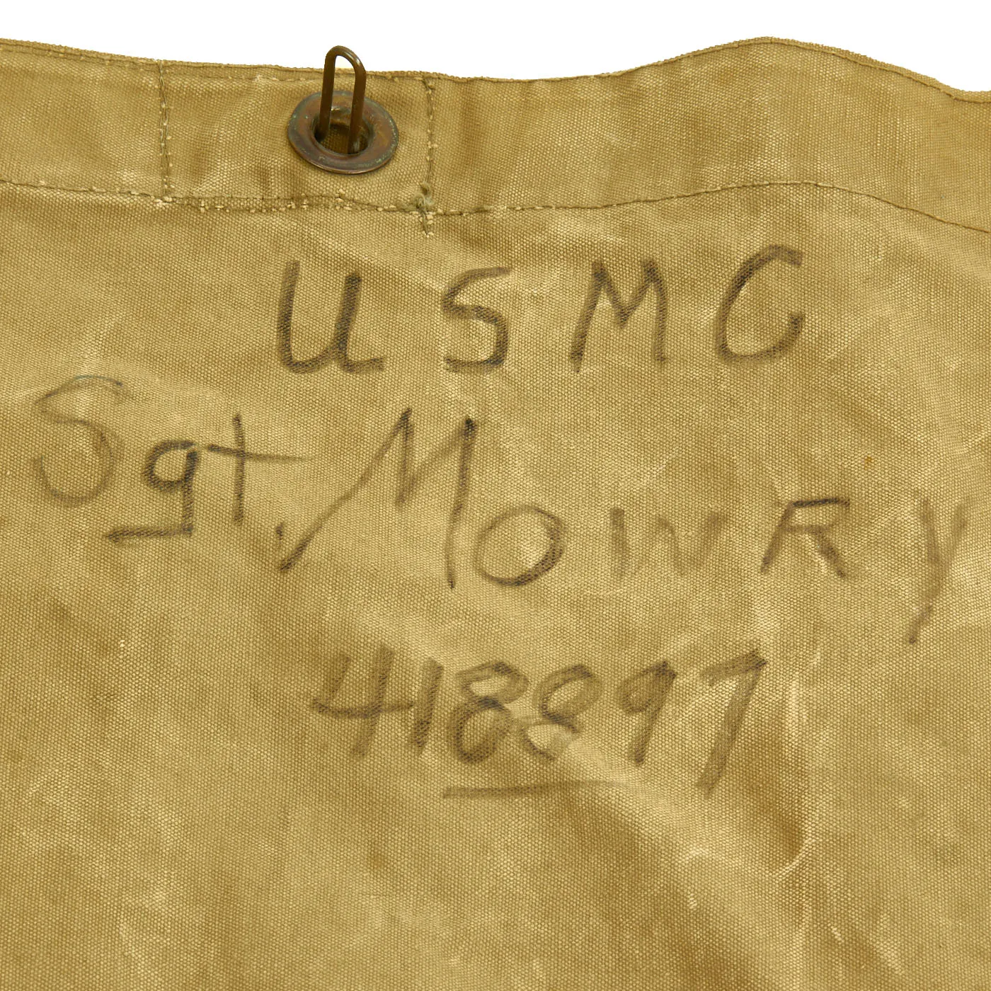 Original U.S. WWII USMC Battle of Iwo Jima Named 5th Marine Division Grouping - Sergeant Leland Mowry Jr