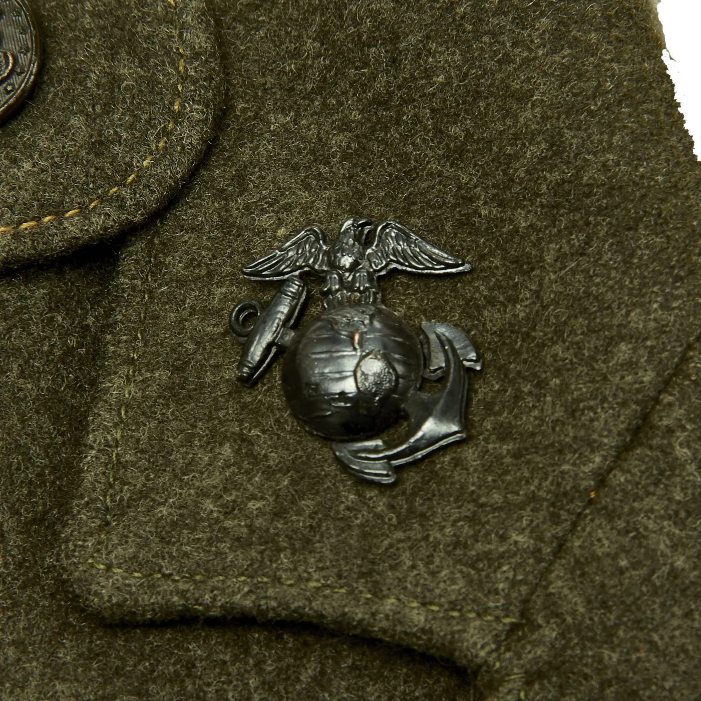 Original U.S. WWII USMC Battle of Iwo Jima Named 5th Marine Division Grouping - Sergeant Leland Mowry Jr