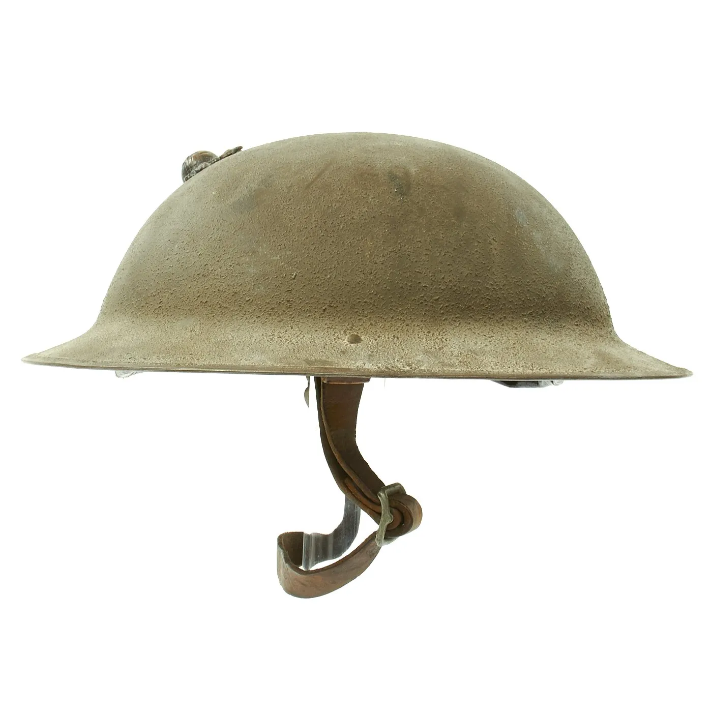 Original WWI U.S. Marine Corps 1st Battalion 5th Marines M1917 Doughboy Helmet with Textured Paint - 2nd Division