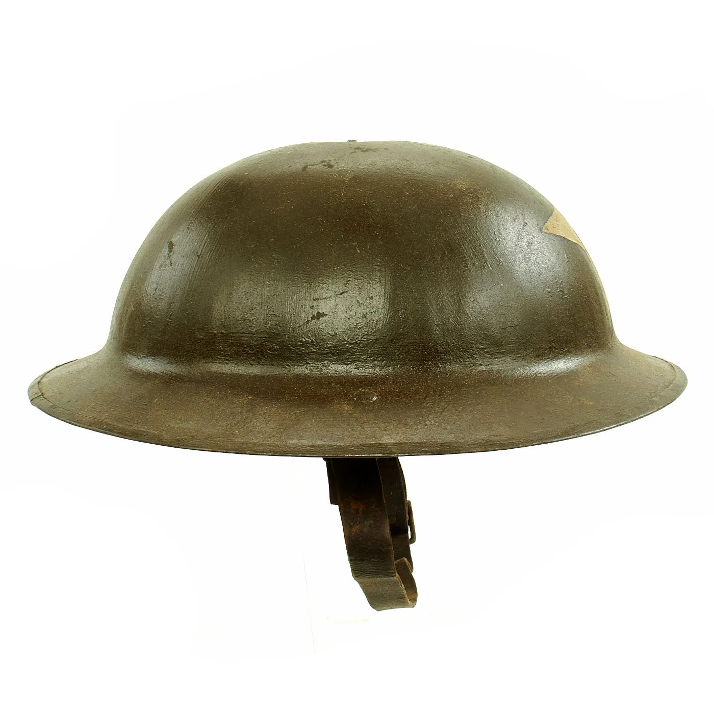 Original WWI U.S. Marine Corps Named 18th Co. (E) 5th Marines M1917 Doughboy Helmet - 2nd Division
