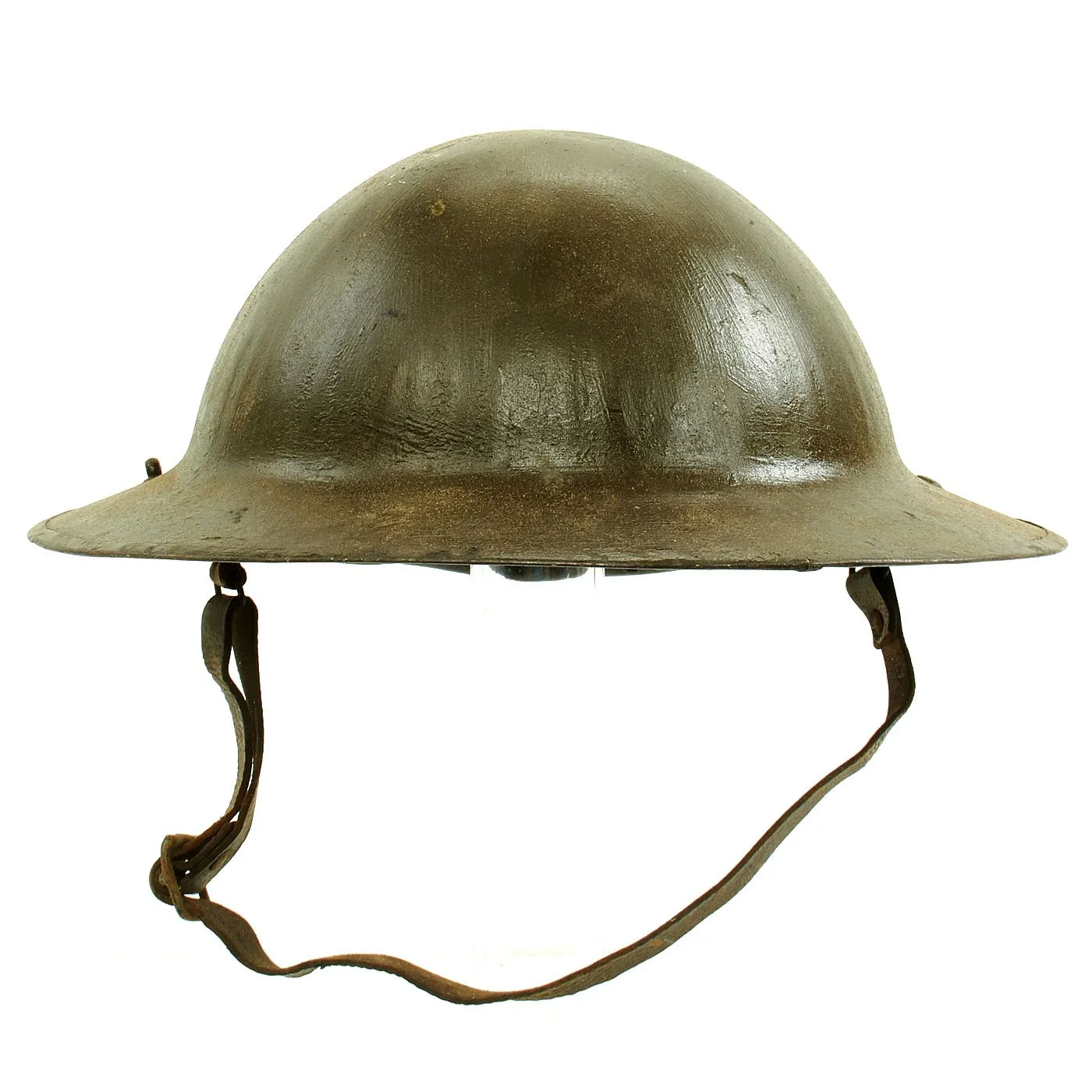 Original WWI U.S. Marine Corps Named 18th Co. (E) 5th Marines M1917 Doughboy Helmet - 2nd Division