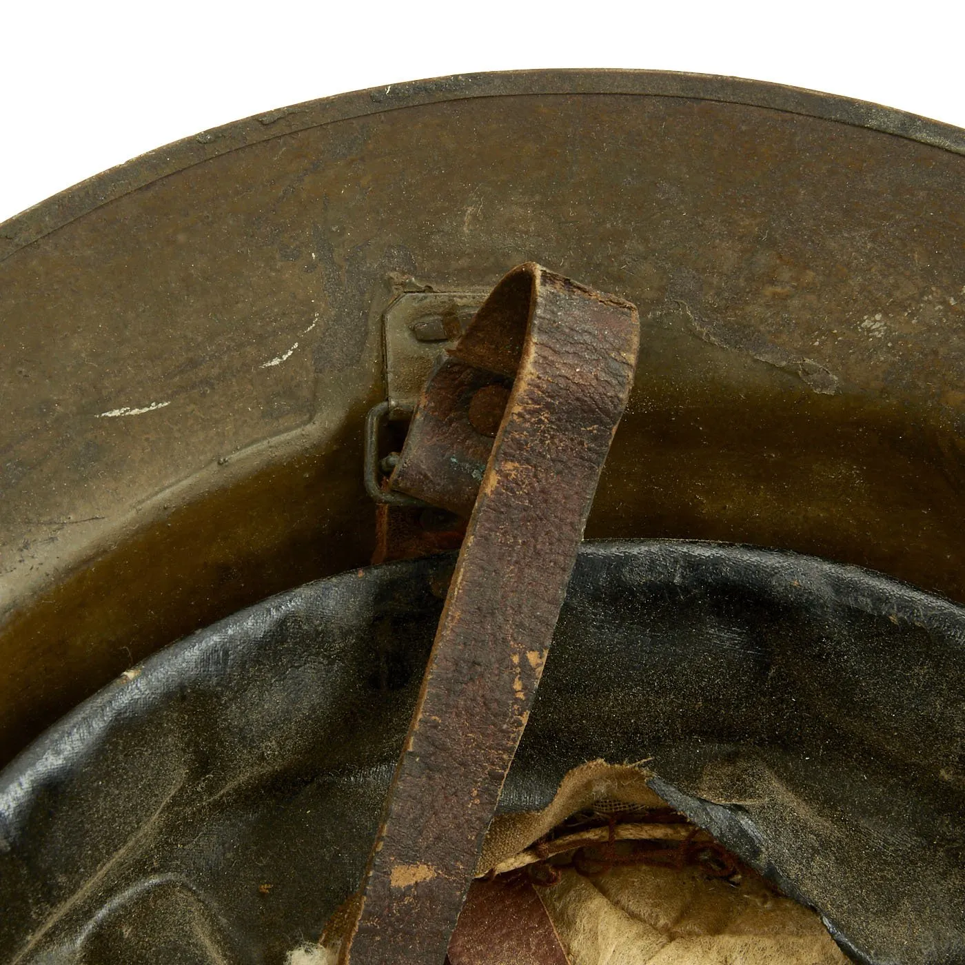 Original WWI U.S. Marine Corps Named 18th Co. (E) 5th Marines M1917 Doughboy Helmet - 2nd Division