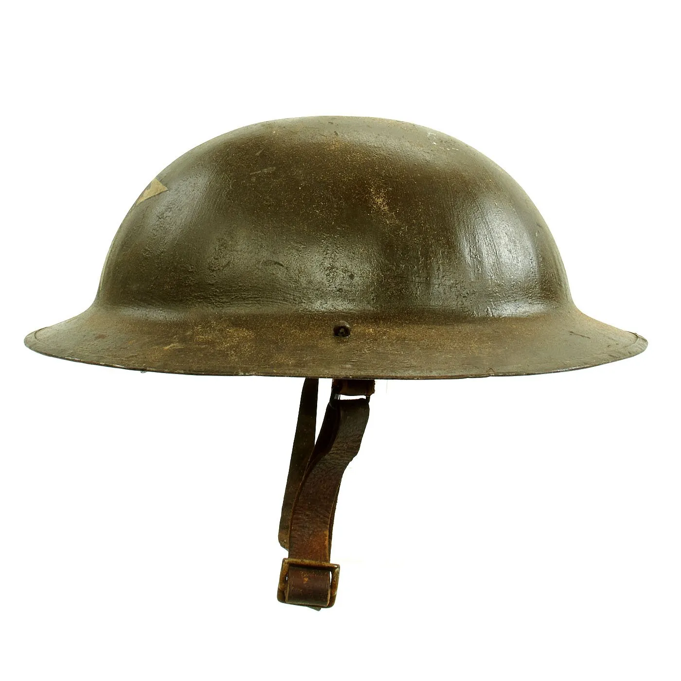 Original WWI U.S. Marine Corps Named 18th Co. (E) 5th Marines M1917 Doughboy Helmet - 2nd Division