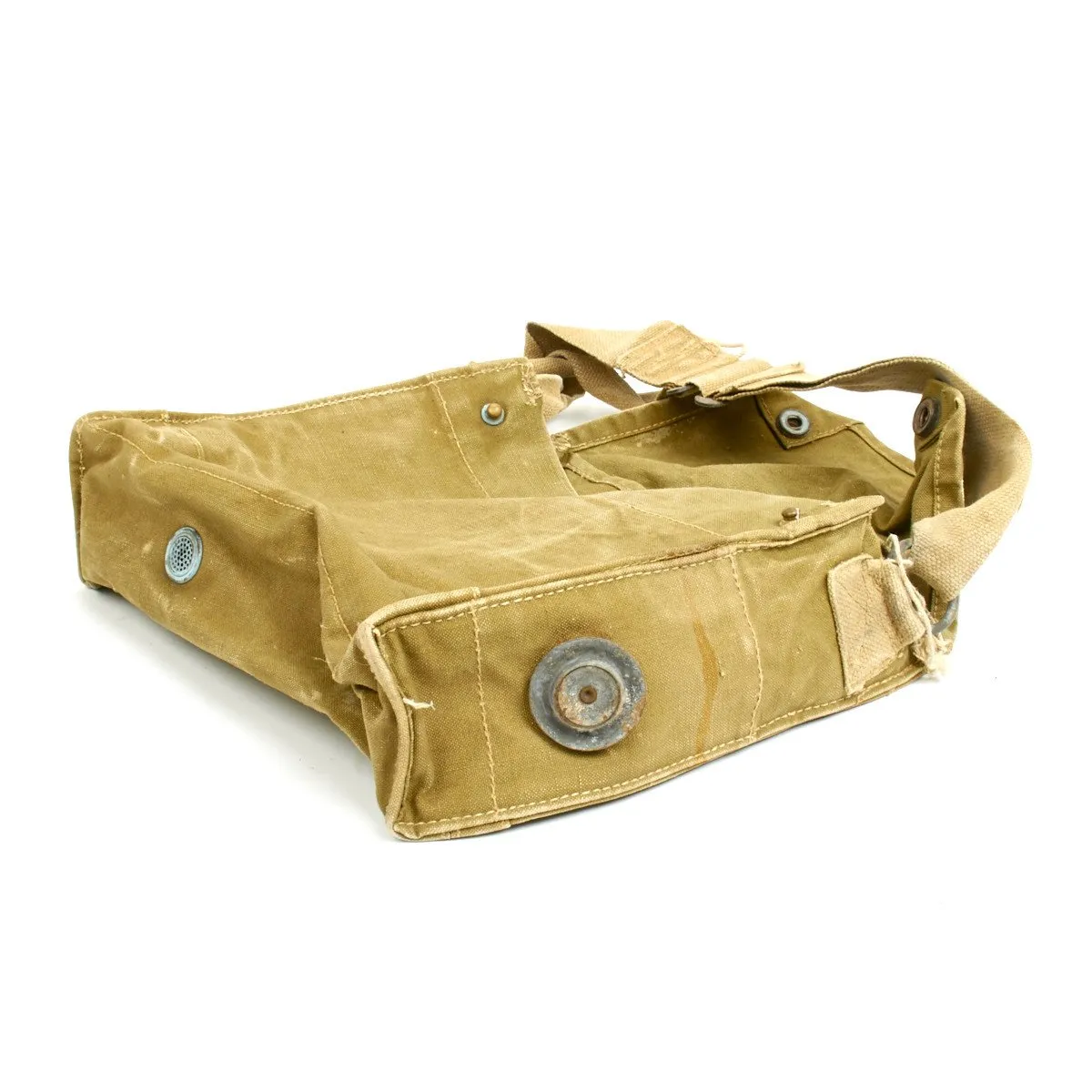 Original WWII British National Fire Service 1938 Brodie Mk1 Helmet with 1937 MkIII Gas Mask
