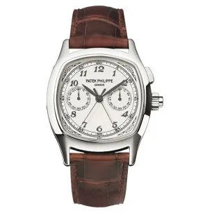 Patek Philippe Complications Automatic Chronograph White Dial Men's Watch 5950A-001