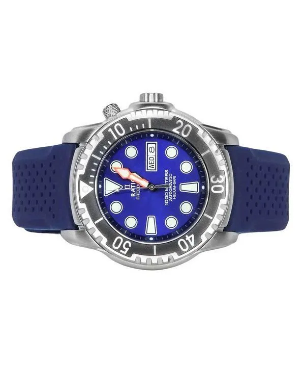 Ratio FreeDiver Helium-Safe 1000M Sapphire Automatic 1068HA90-34VA-BLU Men's Watch