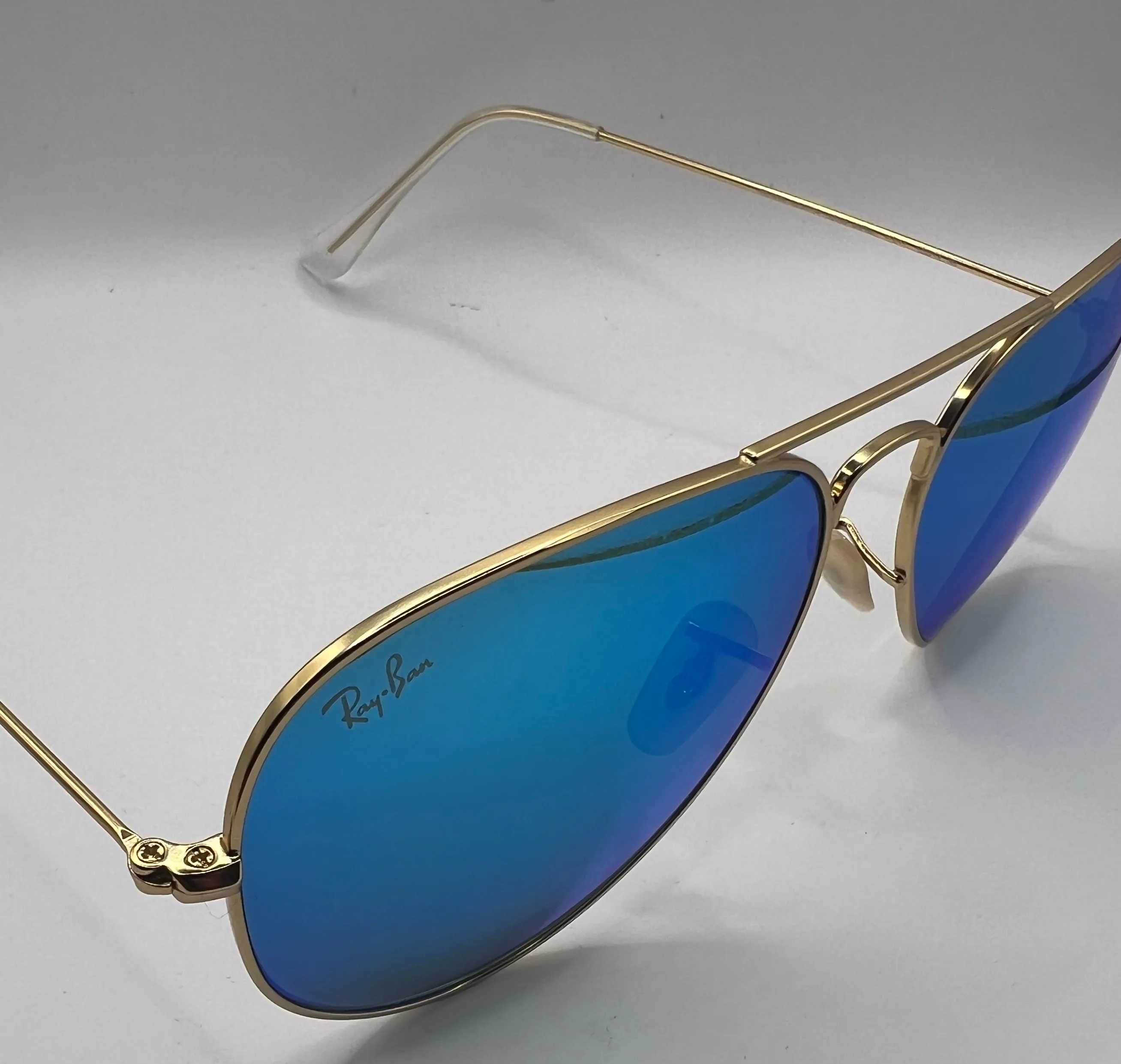 Ray-Ban RB3025 Aviator Large Metal 112/17 Gold/Blue 58mm Sunglasses