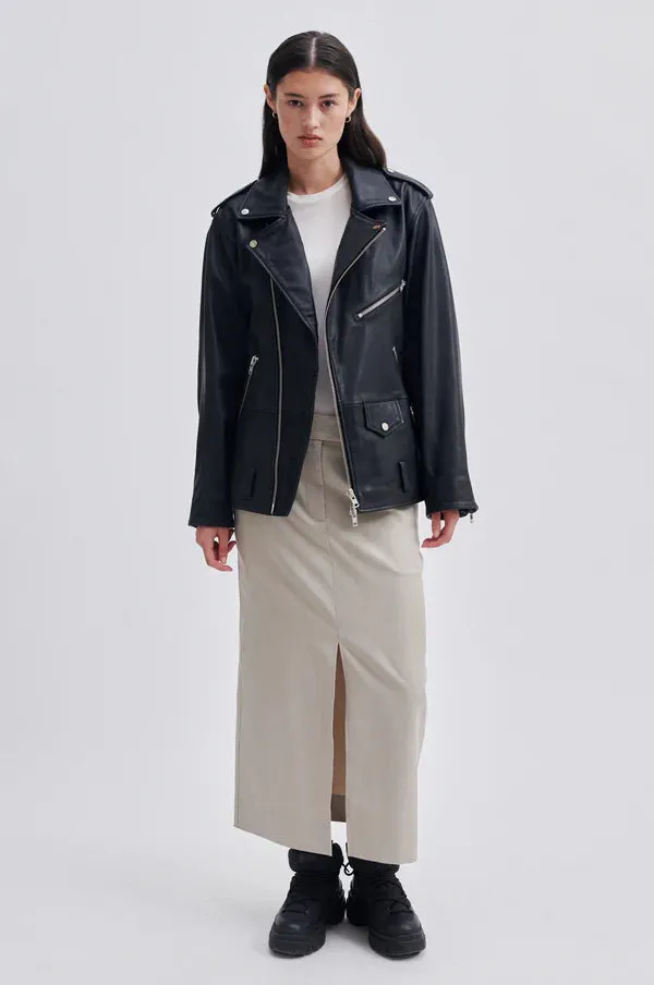RizzoLeatherBikerJacket