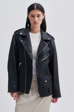 RizzoLeatherBikerJacket