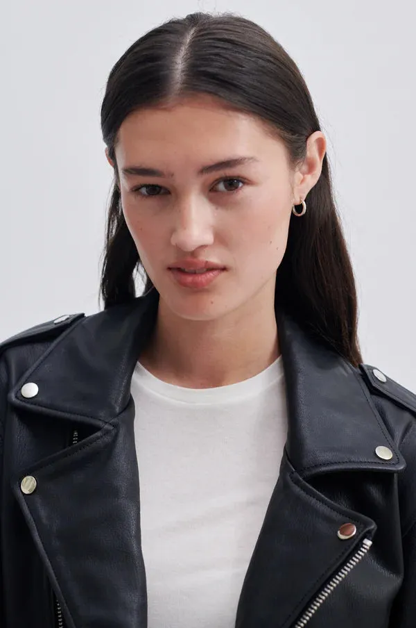 RizzoLeatherBikerJacket