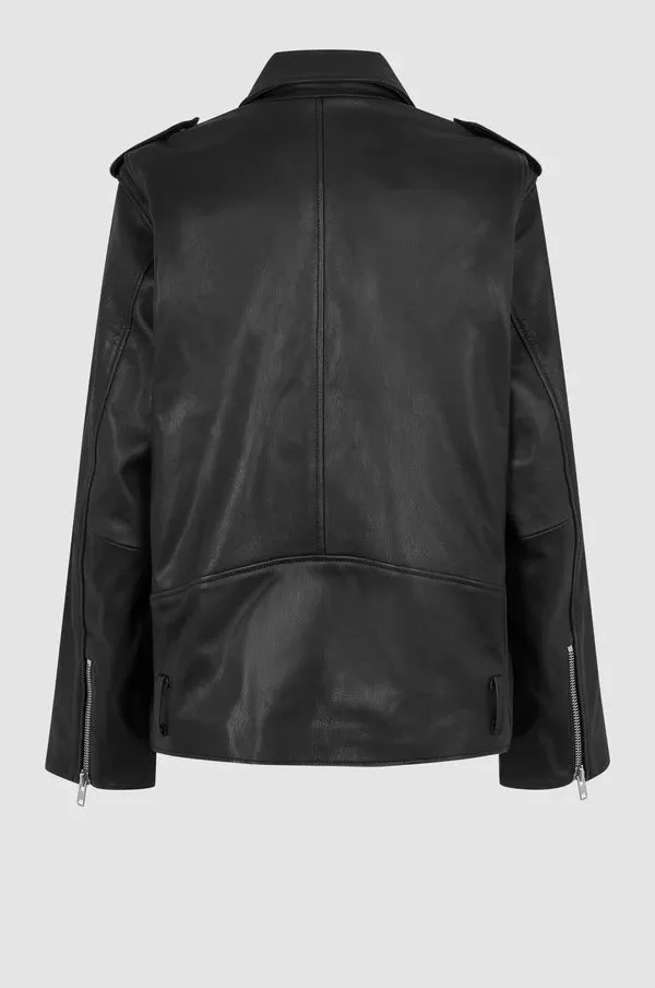 RizzoLeatherBikerJacket