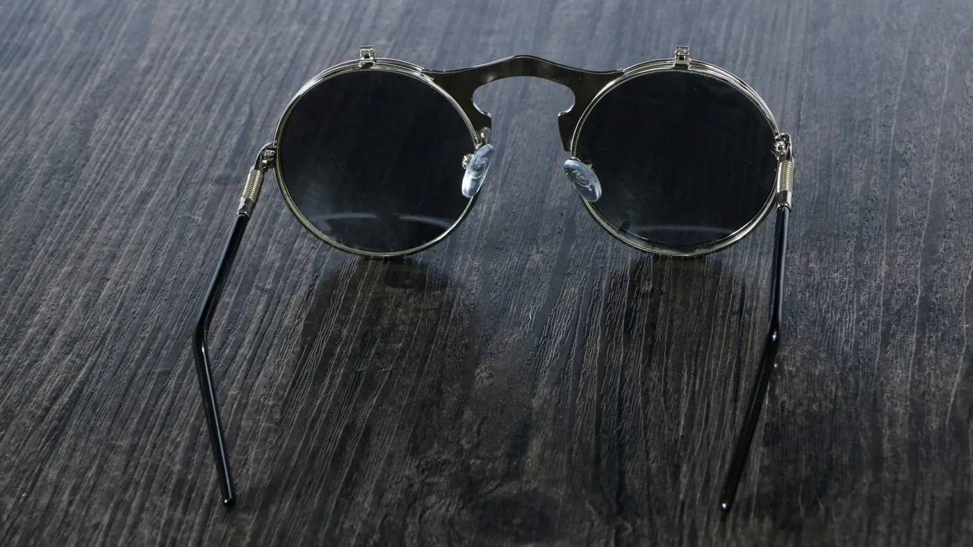 Round Metal Women Style Retro SUNGLASSES