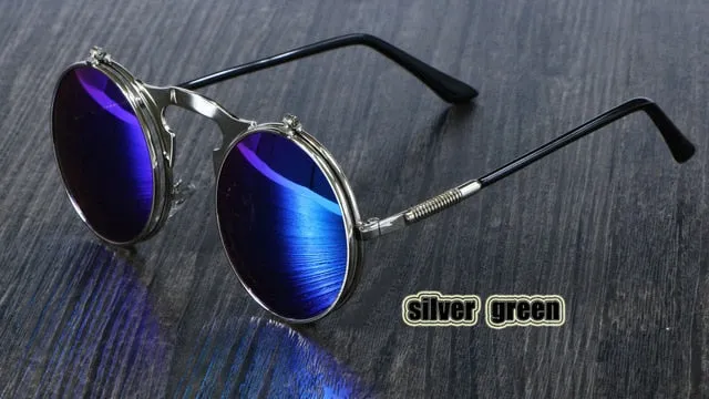Round Metal Women Style Retro SUNGLASSES