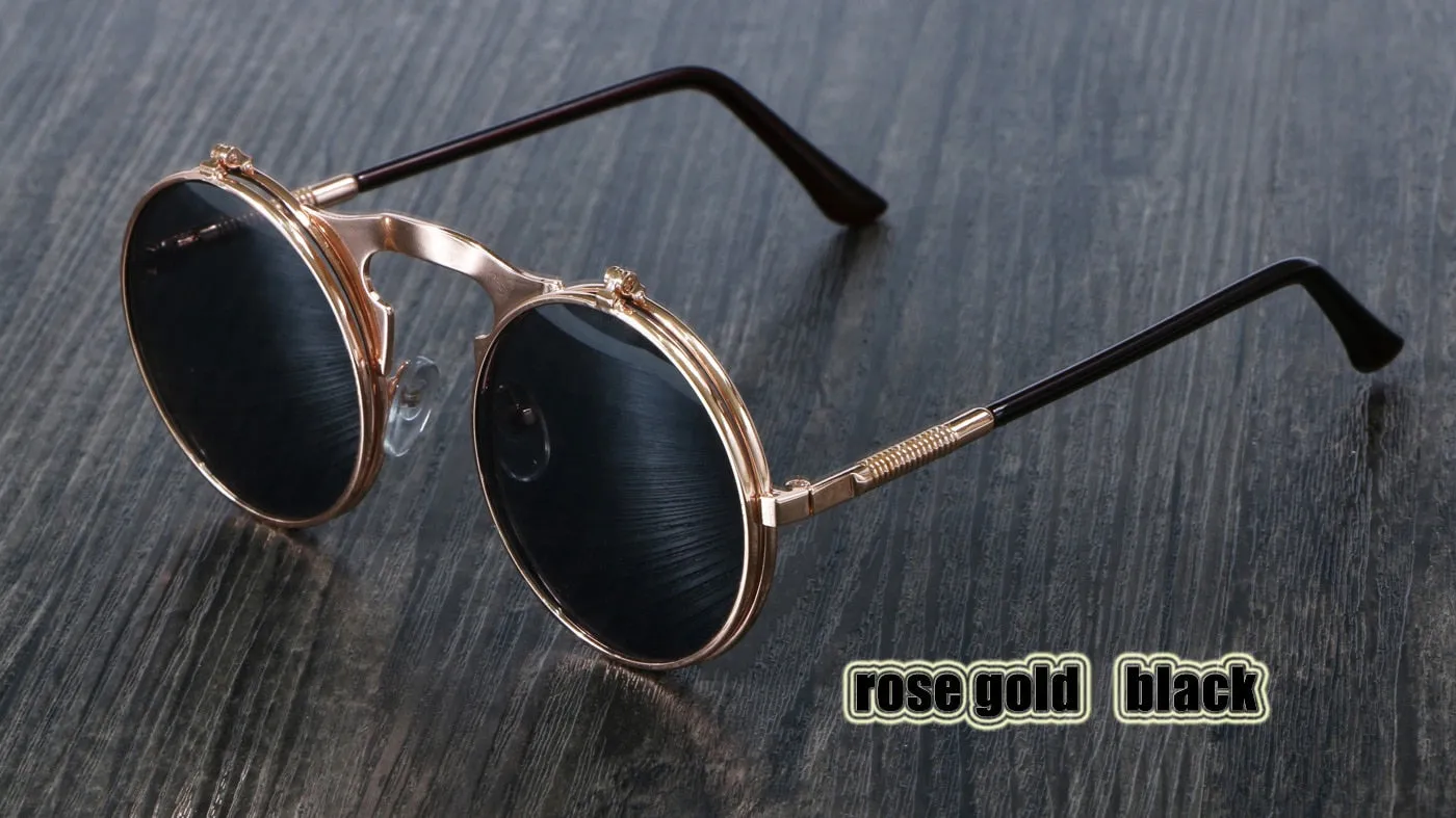 Round Metal Women Style Retro SUNGLASSES