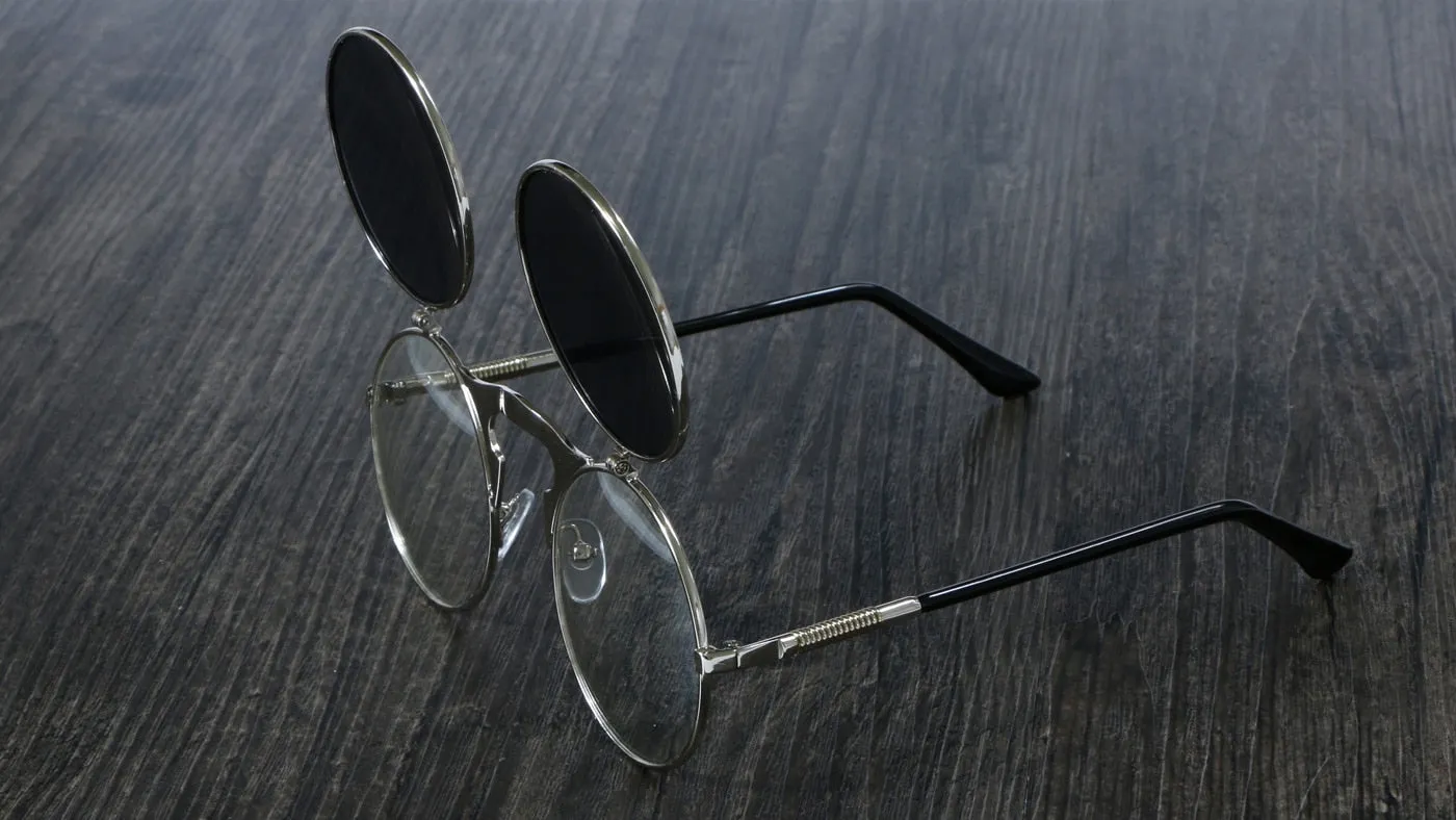 Round Metal Women Style Retro SUNGLASSES