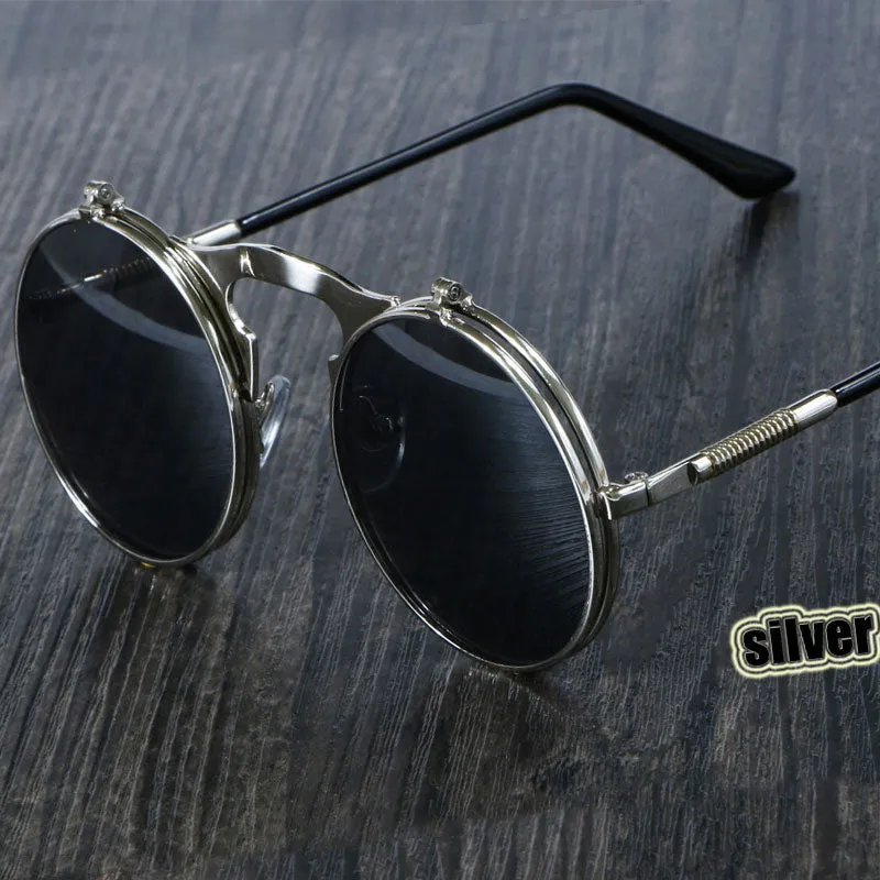 Round Metal Women Style Retro SUNGLASSES