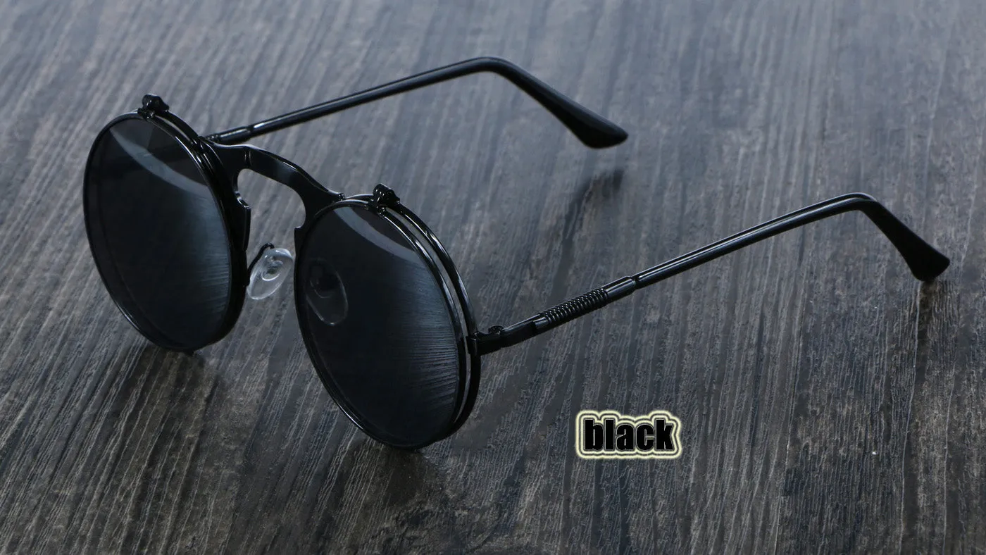 Round Metal Women Style Retro SUNGLASSES