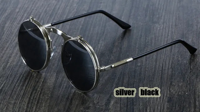 Round Metal Women Style Retro SUNGLASSES