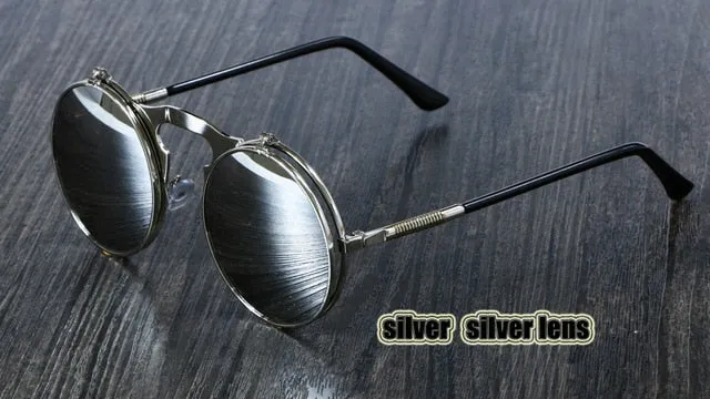 Round Metal Women Style Retro SUNGLASSES