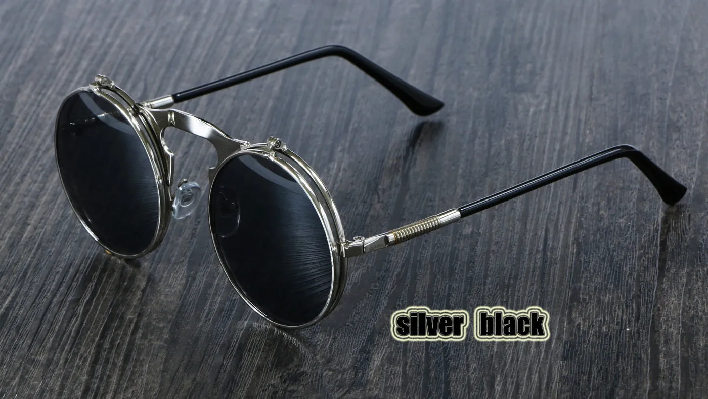 Round Metal Women Style Retro SUNGLASSES