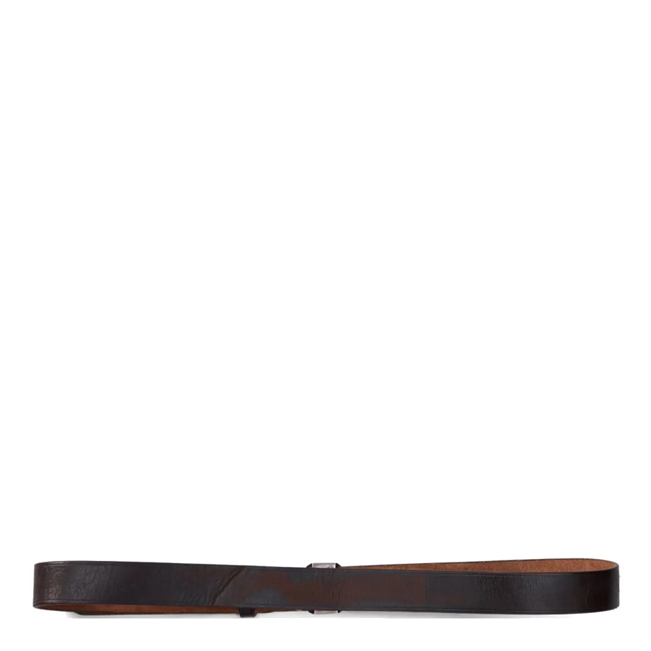 RRL by Ralph Lauren Vincennes Casual Tumbled Leather Belt Black