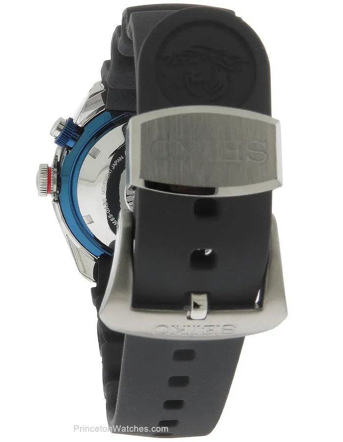 Seiko Prospex Kinetic PADI Special Edition - Blue Dial - Black Silicone Strap