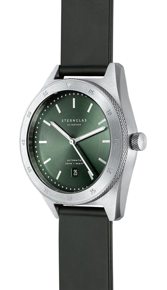 STNG Watch Marus AutoMTic Green Rubber