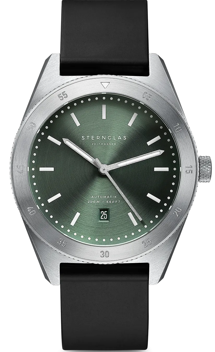 STNG Watch Marus AutoMTic Green Rubber