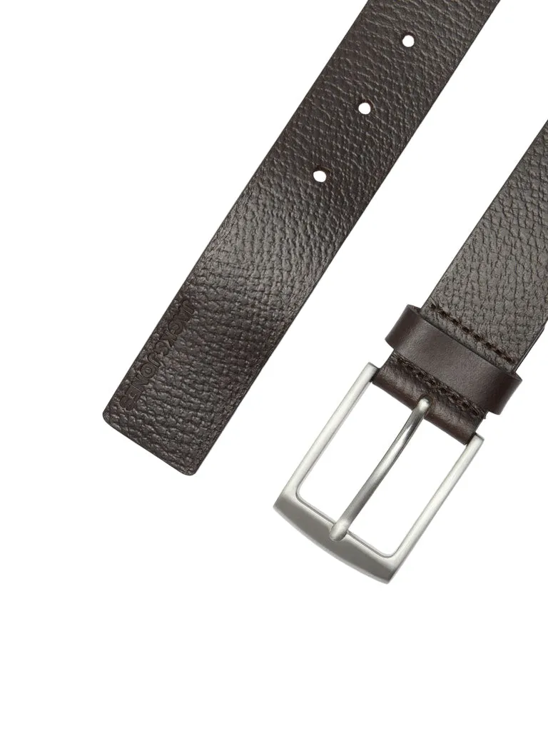 Stockholm Leather Black Coffee Belt