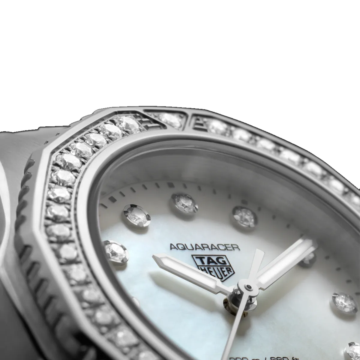 TAG Heuer Aquaracer Professional 200 30mm White Mother Of Pearl Dial Quartz Ladies Watch