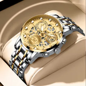 The Dylan Skeleton Rotating Window Watch