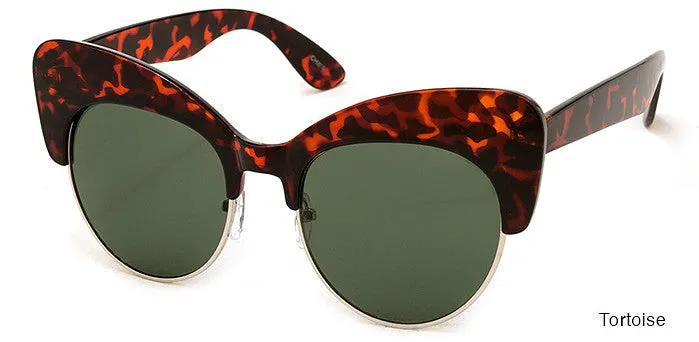 Tort Sass Cateye Sunglasses