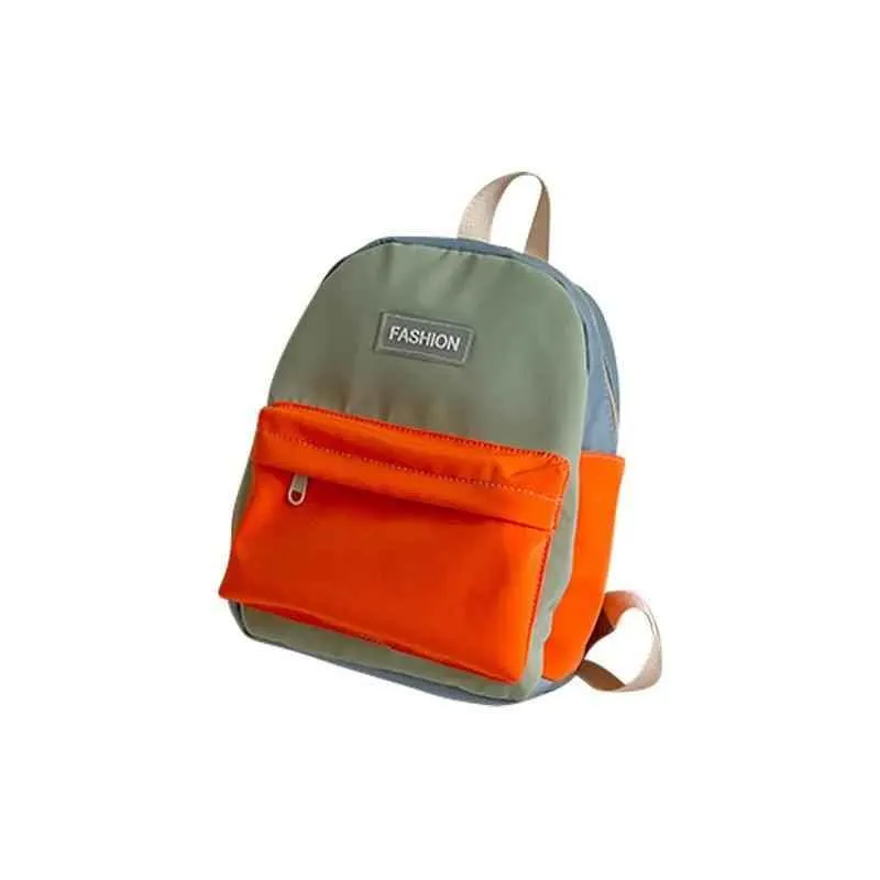 TSB74 Cool Backpacks For Children's Girls and Boys - Canvas Splicing Colors