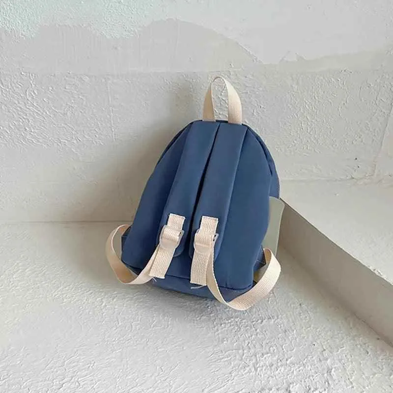 TSB74 Cool Backpacks For Children's Girls and Boys - Canvas Splicing Colors