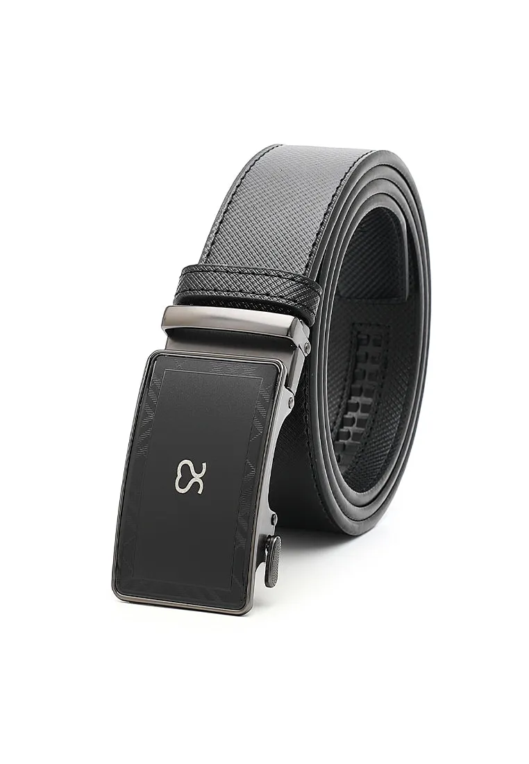 Unisex 40mm Leather Automatic Belt - SB 001