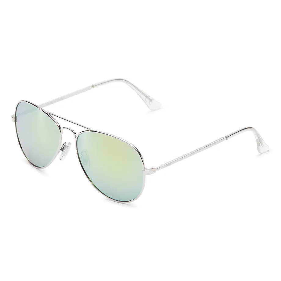 Vans Fly South Aviator Sunglasses Silver VN0A2XBRSLV