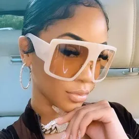 Vintage Oversize frame retro sunglasses