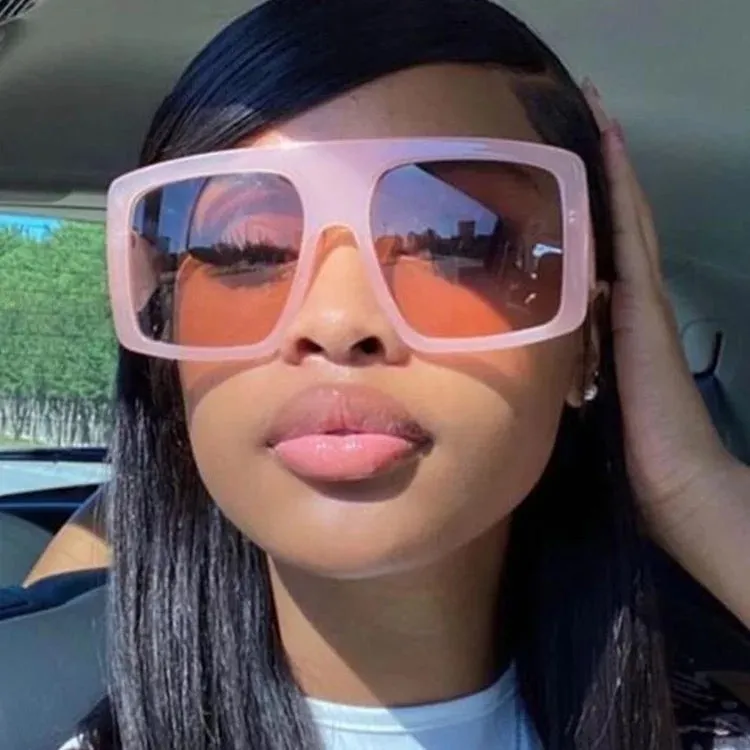 Vintage Oversize frame retro sunglasses