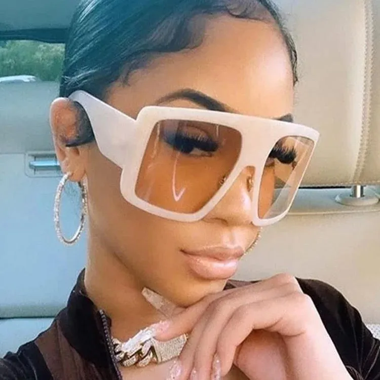 Vintage Oversize frame retro sunglasses
