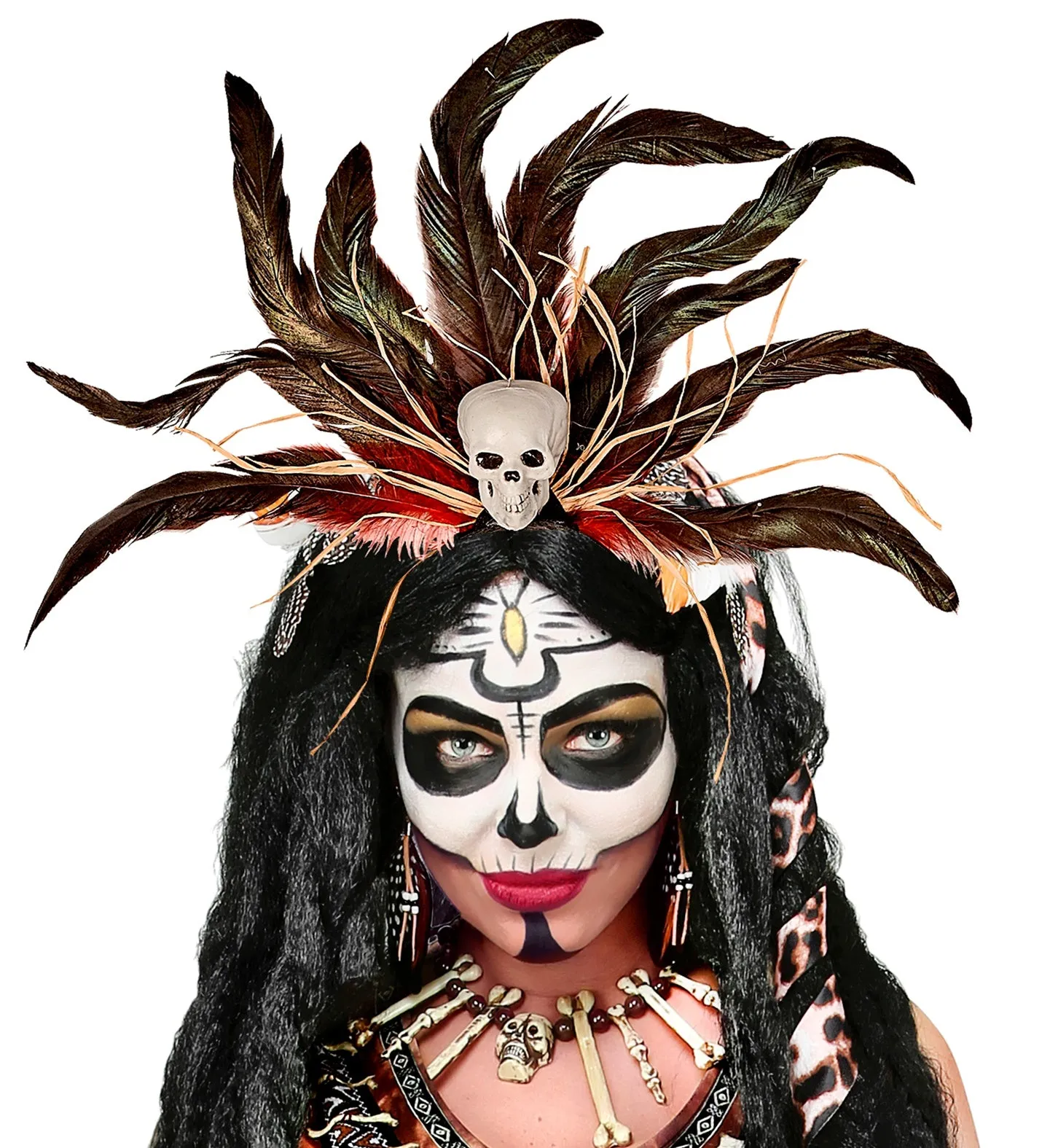 Voodoo Feathers Headpiece