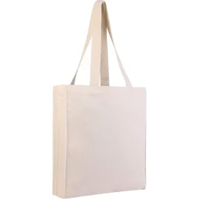 Wholesale Canvas Tote Bag - Book Bag With Gusset