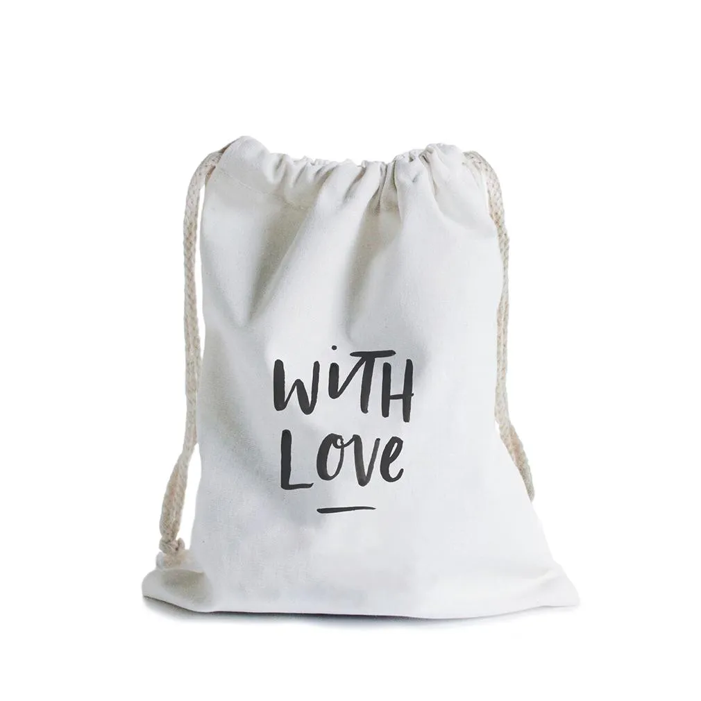 With Love Canvas Gift Bag